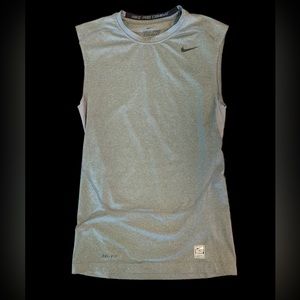 Men’s Nike pro combat compression tank top dri fit size large